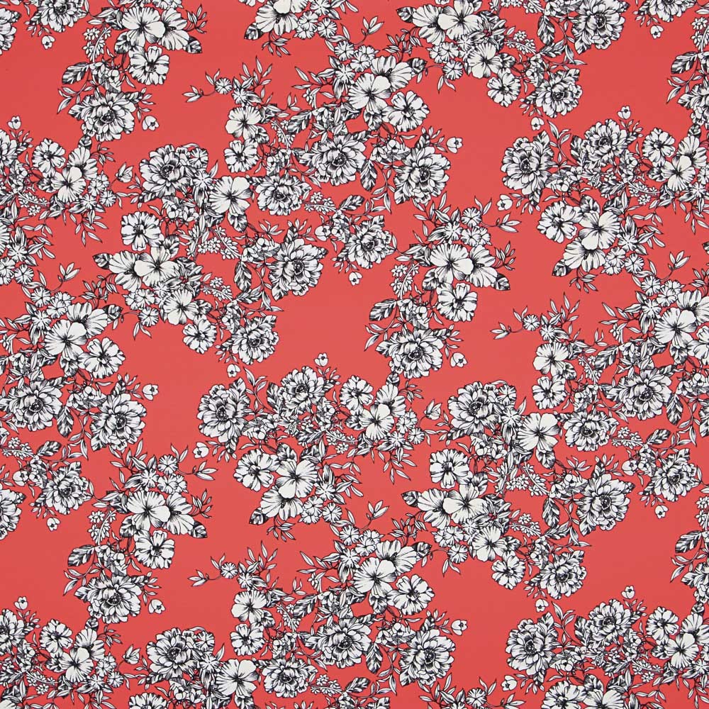 Sergé Élastique Vintage Corail - Ribes y Casals