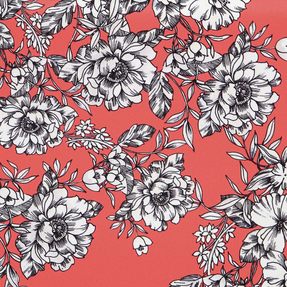 Sergé Élastique Vintage Corail - Ribes y Casals