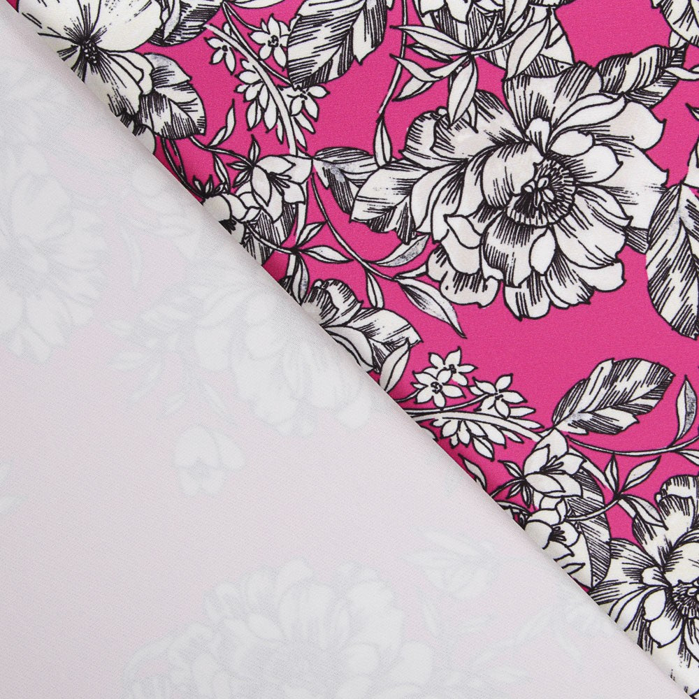 Sergé Élastique Vintage Fuchsia - Ribes y Casals