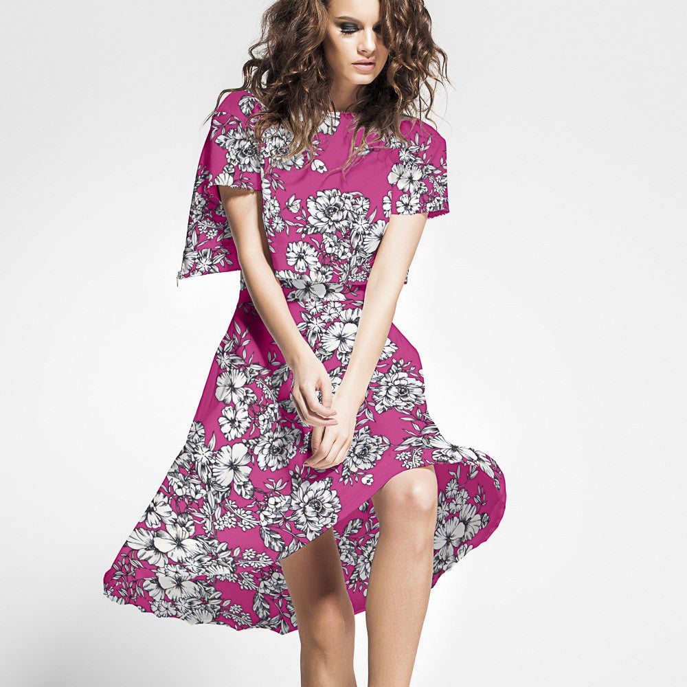 Sergé Élastique Vintage Fuchsia - Ribes y Casals