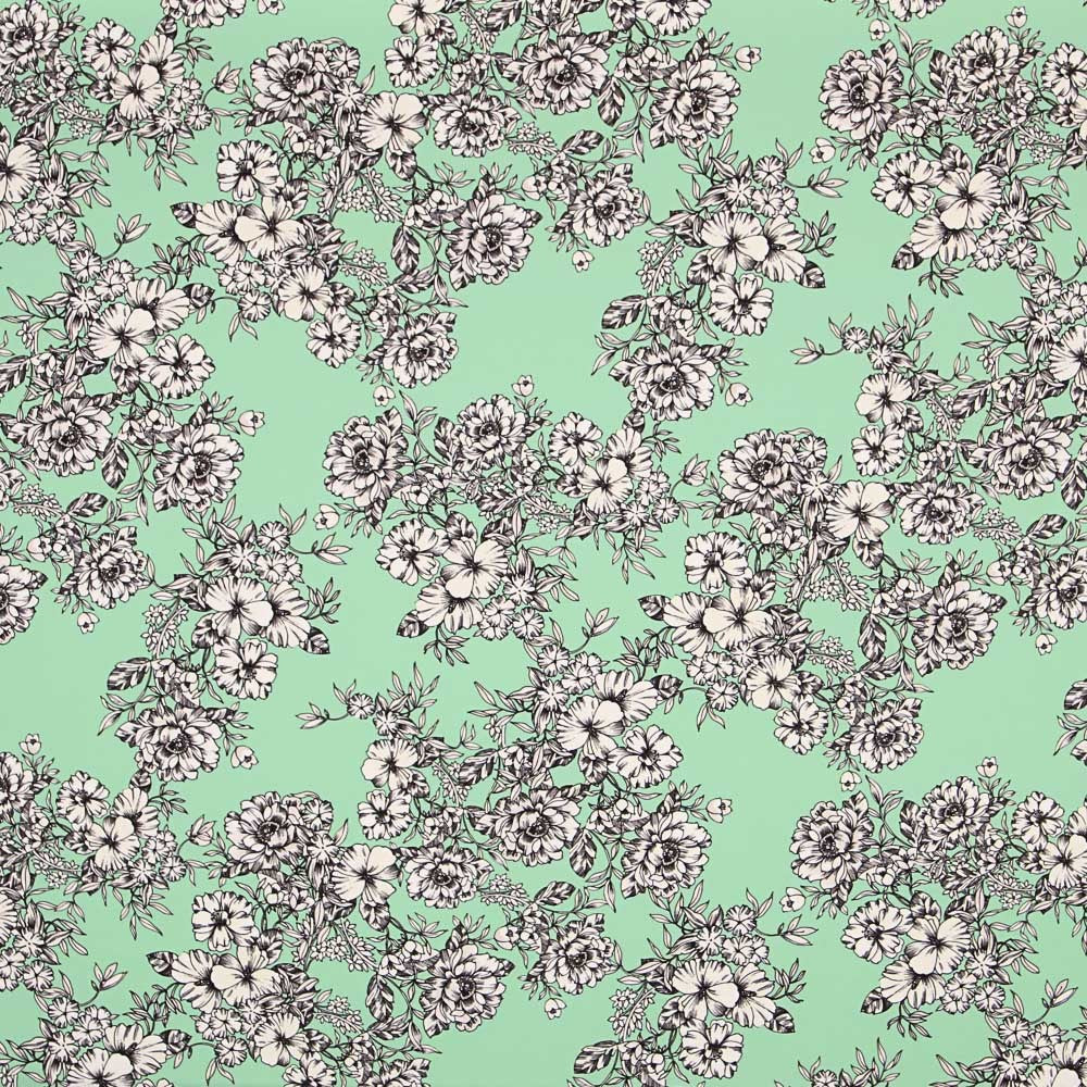 Sergé Élastique Vintage Vert - Ribes y Casals