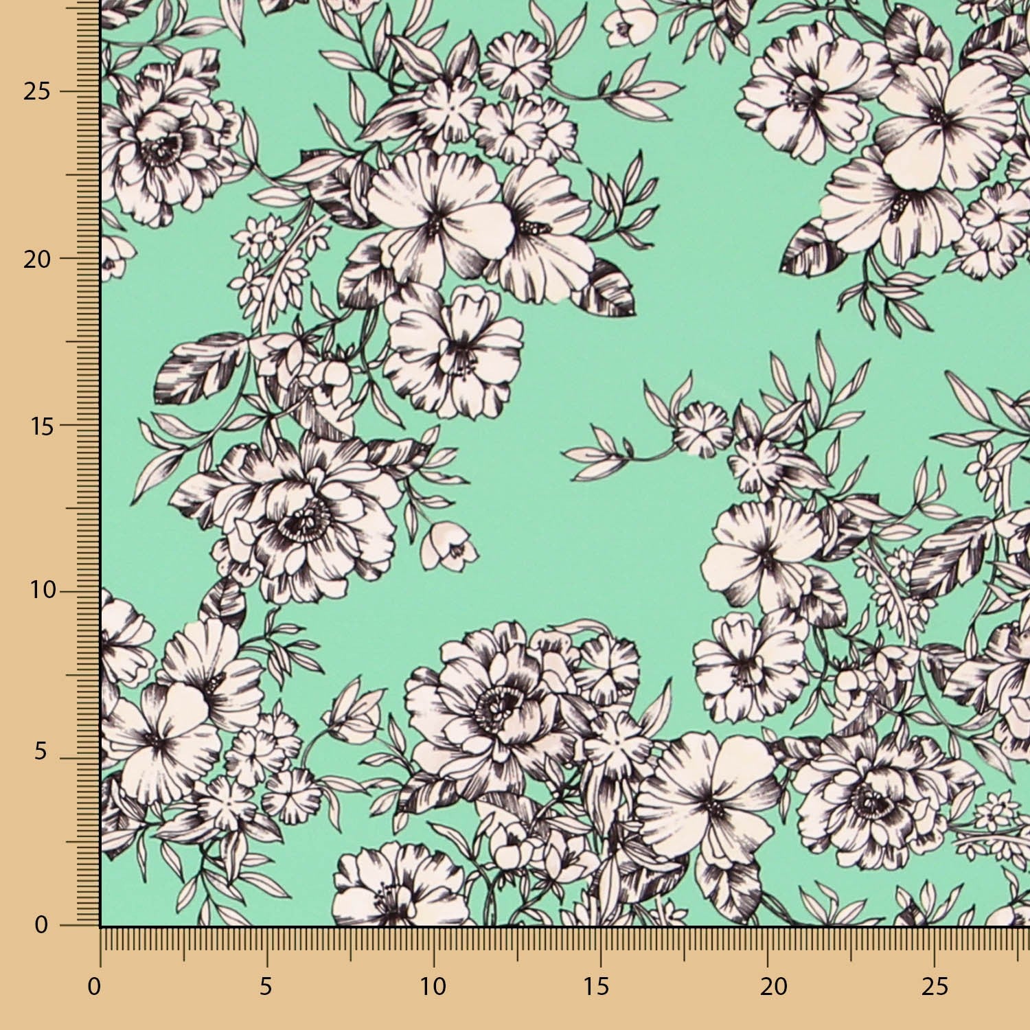 Sergé Élastique Vintage Vert - Ribes y Casals