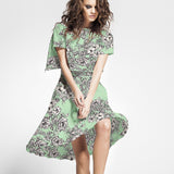 Sergé Élastique Vintage Vert - Ribes y Casals