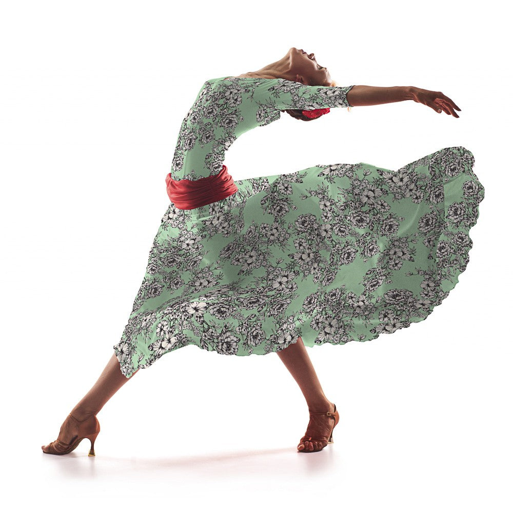 Sergé Élastique Vintage Vert - Ribes y Casals