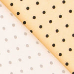 Sergé Stretch Pois Beige 4mm - Ribes y Casals
