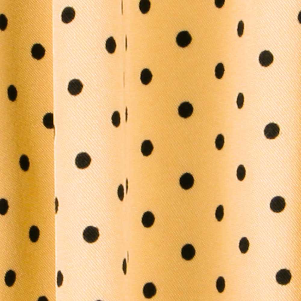 Sergé Stretch Pois Beige 4mm - Ribes y Casals