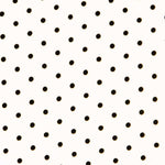 Sergé Stretch Pois Blanc 4mm - Ribes y Casals