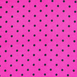 Sergé Stretch Pois Fuschia 4mm - Ribes y Casals