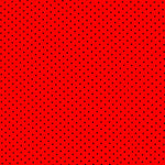 Sergé Stretch Pois Rouge 4mm - Ribes y Casals