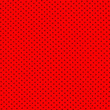 Sergé Stretch Pois Rouge 4mm - Ribes y Casals