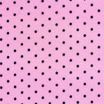 Sergé Stretch Pois Rose 4mm - Ribes y Casals