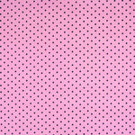 Sergé Stretch Pois Rose 4mm - Ribes y Casals