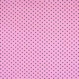 Sergé Stretch Pois Rose 4mm - Ribes y Casals