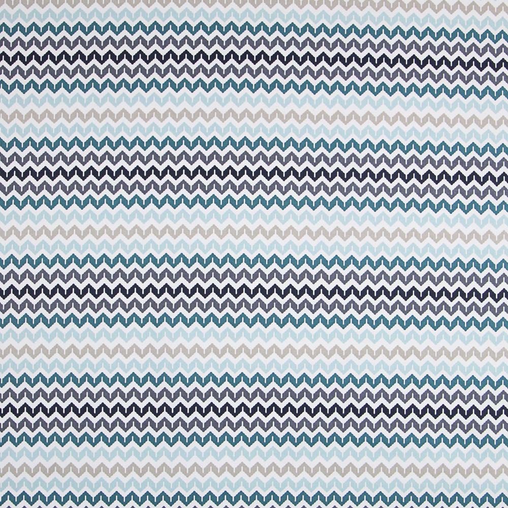 Sergé Zig Zag Bleu - Ribes y Casals