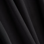 Sergé de coton extensible noir - Ribes y Casals