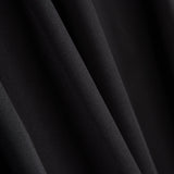 Sergé de coton extensible noir - Ribes y Casals