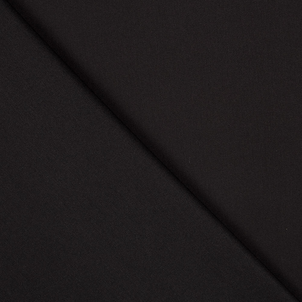 Coupon Twill Élastique Noir 150x130 Cm - Ribes y Casals