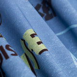 Sergé Imprimé Mickey Bleu Denim - Ribes y Casals