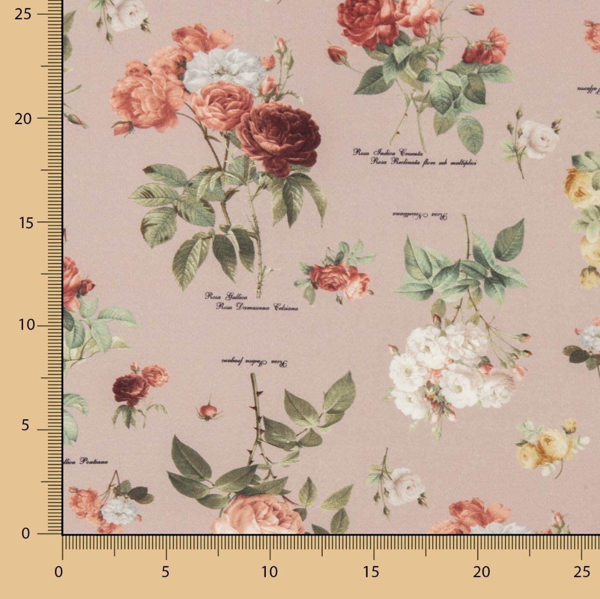 Sergé fin rose vintage - Ribes y Casals