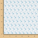 Sergé Spandex Baroque Bleu - Ribes y Casals