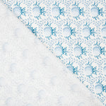 Sergé Spandex Baroque Bleu - Ribes y Casals