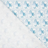Sergé Spandex Baroque Bleu - Ribes y Casals