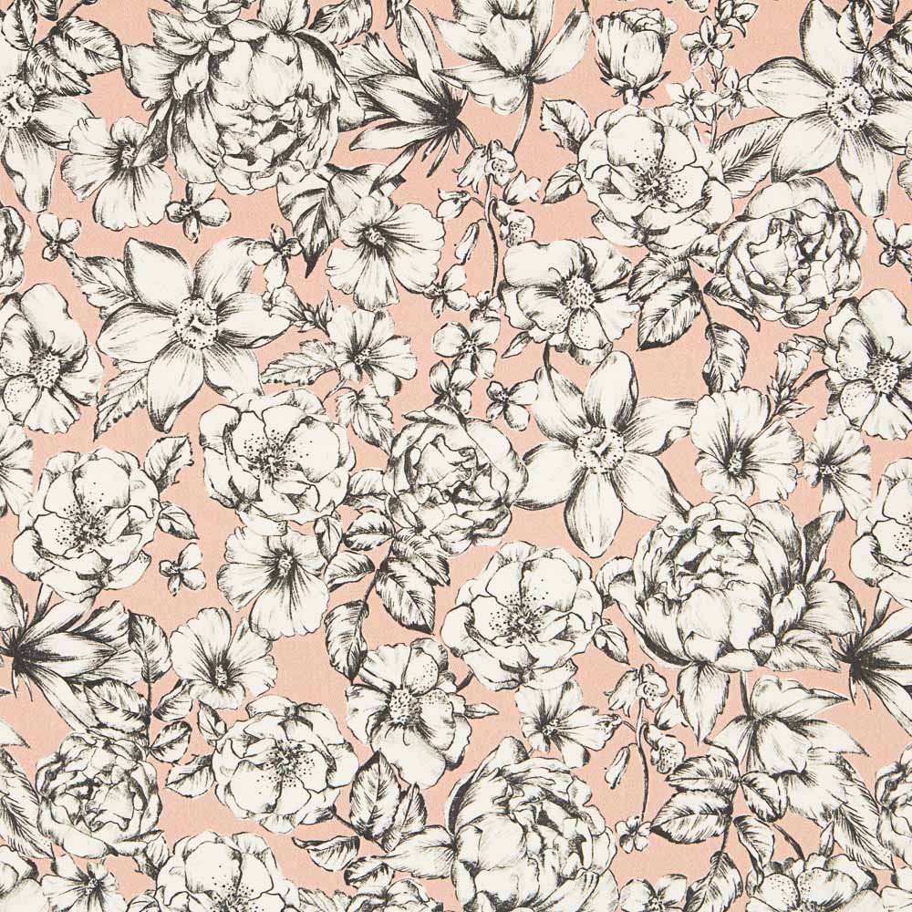 Sergé Spandex Fleurs Maquillage - Ribes y Casals