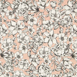 Sergé Spandex Fleurs Maquillage - Ribes y Casals
