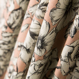 Sergé Spandex Fleurs Maquillage - Ribes y Casals