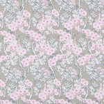 Sergé Spandex Floral Rose - Ribes y Casals