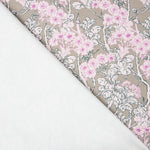 Sergé Spandex Floral Rose - Ribes y Casals
