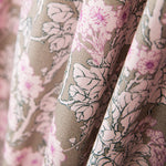 Sergé Spandex Floral Rose - Ribes y Casals