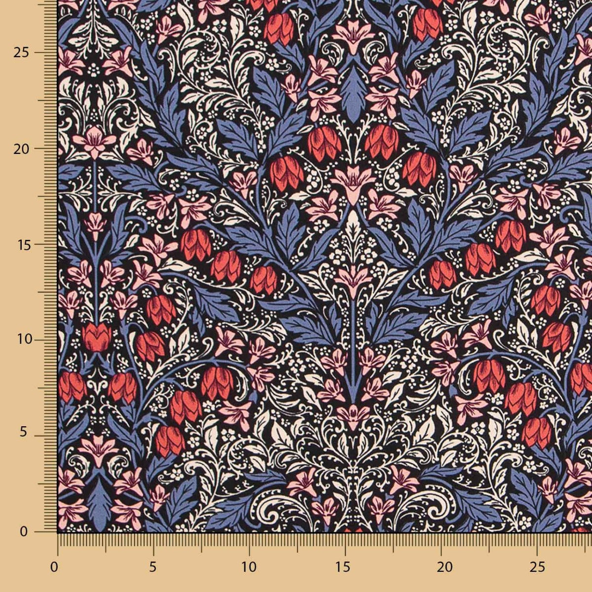 Sergé Viscose Romantique Maquillage - Ribes y Casals