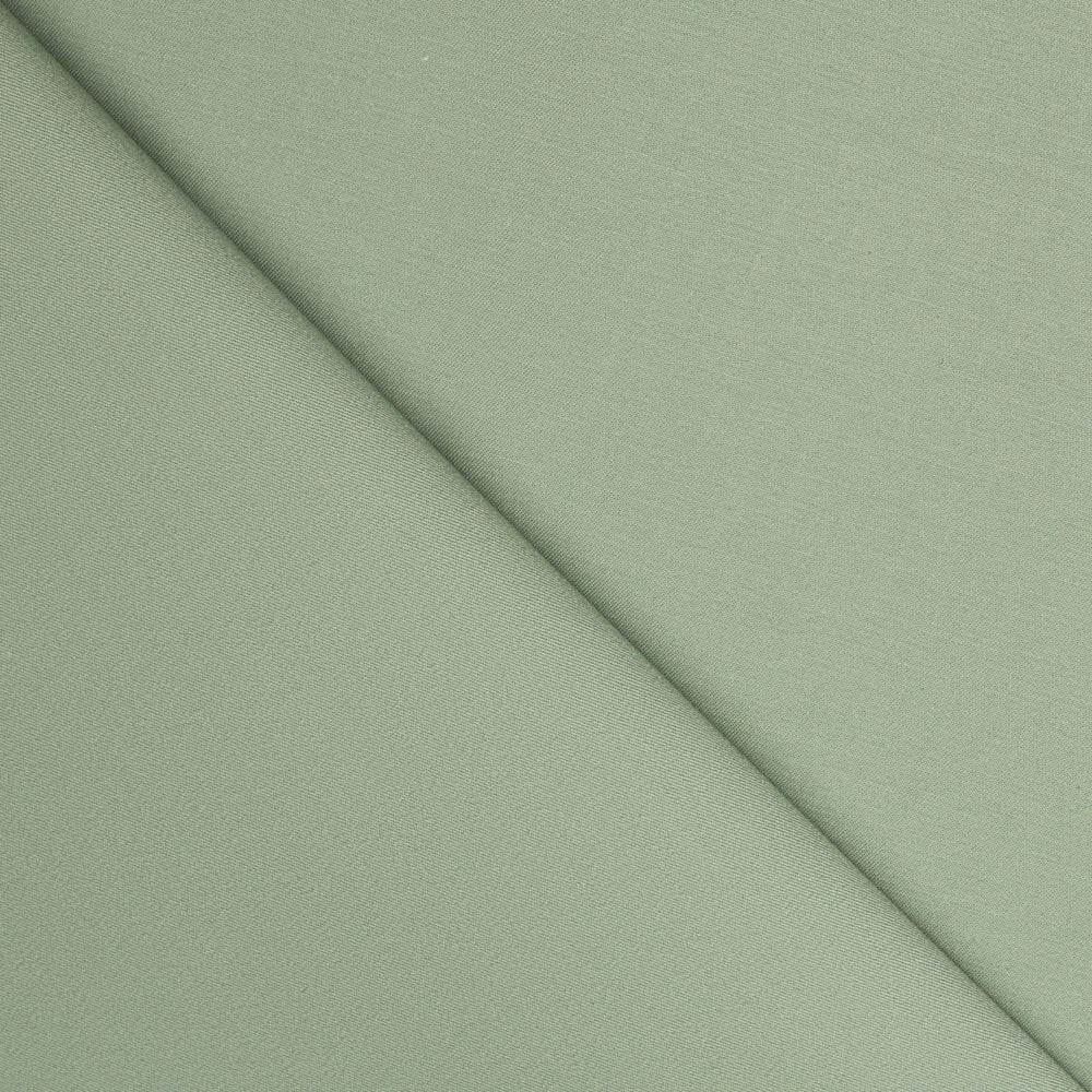 Satin Coton Elasthanne Vert Lime Sauge - Ribes y Casals