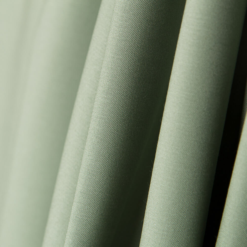 Satin Coton Elasthanne Vert Lime Sauge - Ribes y Casals