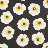 Satin Coton Maxi Fleurs Noir - Ribes y Casals