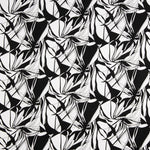 Satin Coton Imprimé Noir-Blanc - Ribes y Casals