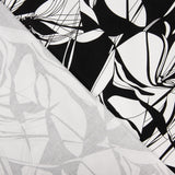 Satin Coton Imprimé Noir-Blanc - Ribes y Casals