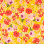 Satin imprimé aquarelle soleil - Ribes y Casals