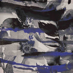 Imprimé satiné Arica bleu - Ribes y Casals