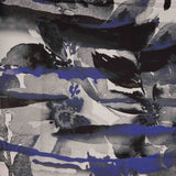 Imprimé satiné Arica bleu - Ribes y Casals