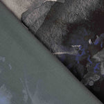 Imprimé satiné Arica bleu - Ribes y Casals