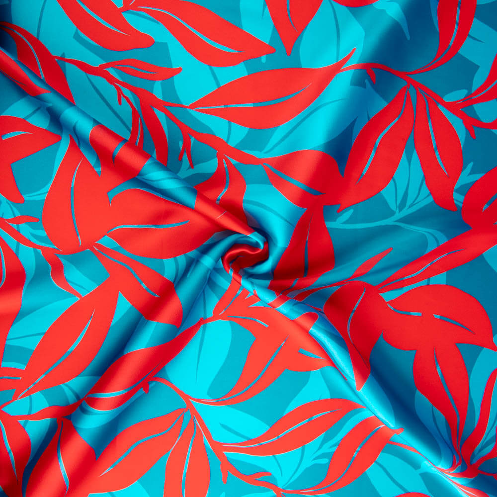 Mini satin imprimé bicolore - Ribes y Casals