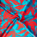 Mini satin imprimé bicolore - Ribes y Casals