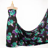 Cretonne Imprimé Satin Noir - Ribes y Casals