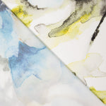 Impression de fleurs en satin Art bleu - Ribes y Casals