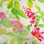 Satin imprimé fleur Mooma - Ribes y Casals