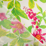 Satin imprimé fleur Mooma - Ribes y Casals