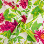 Satin imprimé fleur Mooma - Ribes y Casals