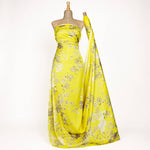 Satin Imprimé Kimono Jaune - Ribes y Casals